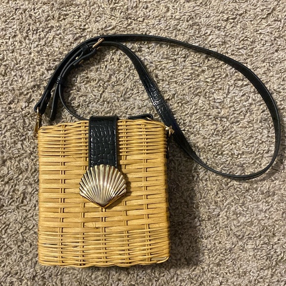 Bags Shell Wicker Crossbody Poshmark